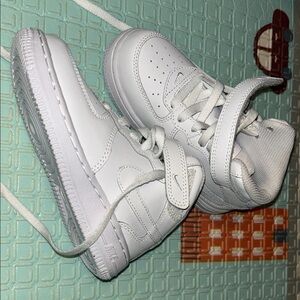 Nike Kids White High-Top Sneakers